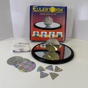 Euler's Disk Spinning Science Into Art Game STEM 2005 Toysmith Teach Homeschool
